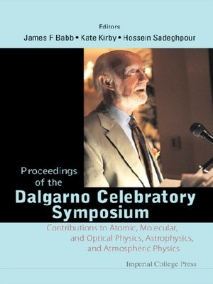 cover image of Proceedings of the Dalgarno Celebratory Symposium